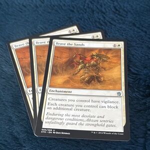 MTG Magic the Gathering Brave the Sands x3